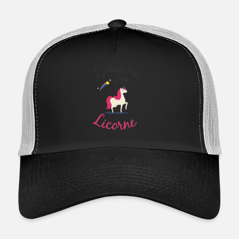 J'peux pas j'ai licorne Casquette trucker 