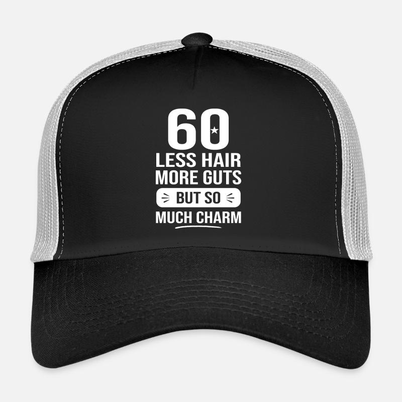 60 Years So Much Charm Gift 60th Anniversary Trucker Cap