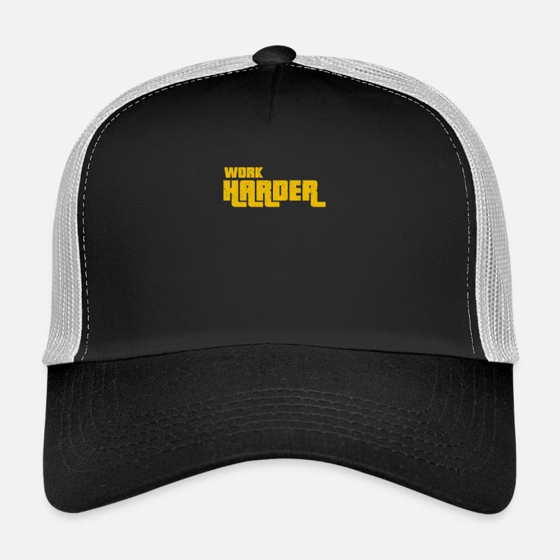 Travailler plus dur Hustler Puissance des sorts d'argent cadeau Casquette trucker 