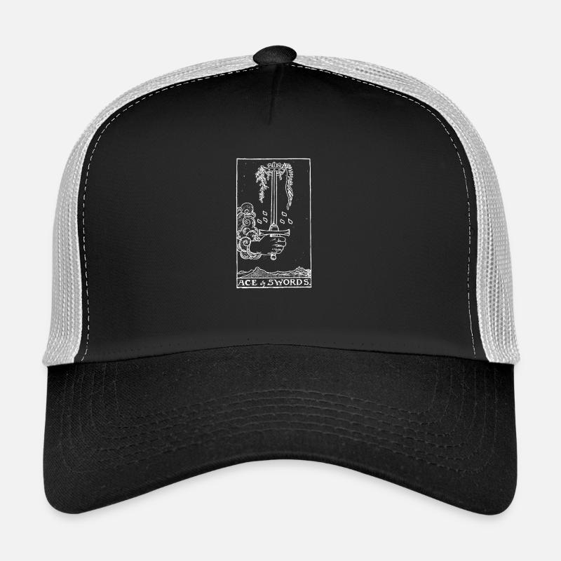 Tarot Card As des Épées - Épées Ass Cadeau Casquette trucker 