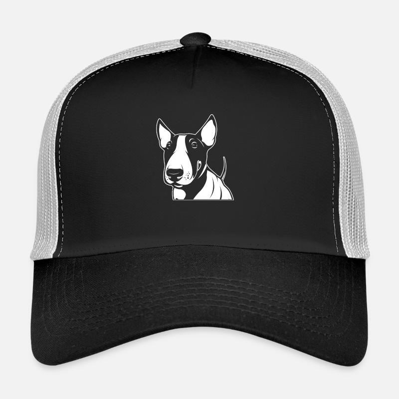 Bullterrier - Trucker Cap - Schwarz/Steingrau