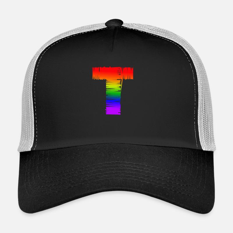 arc-en-T - Casquette trucker  - noir/gris pierre