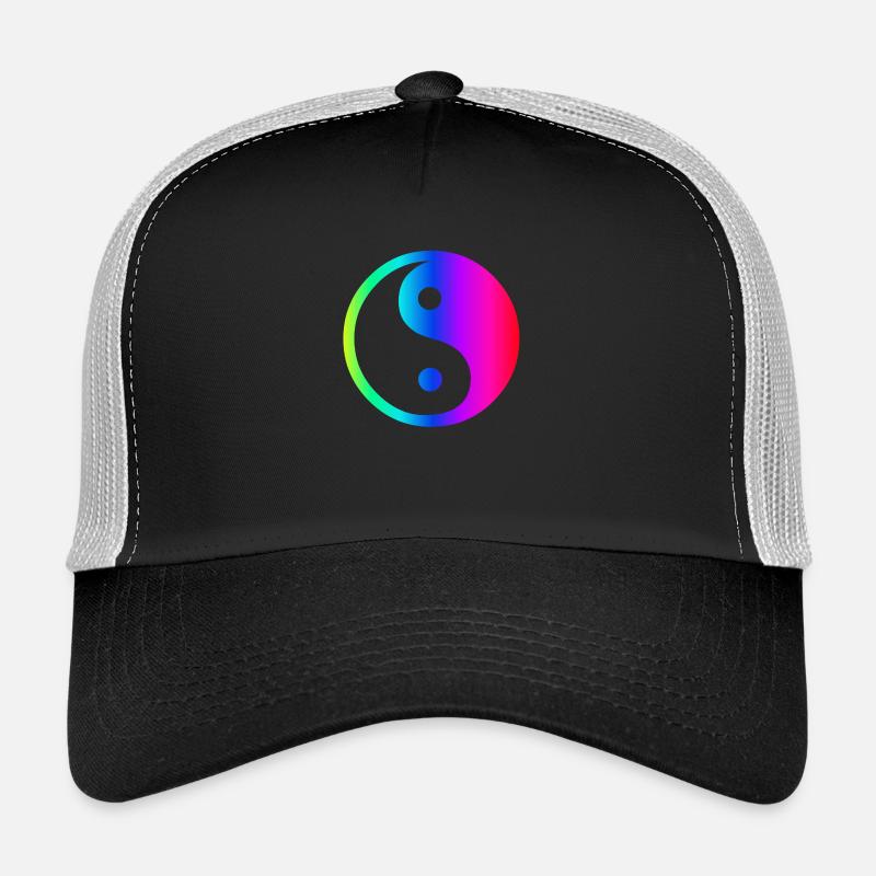 Arc-en-Ying Yang Casquette trucker 