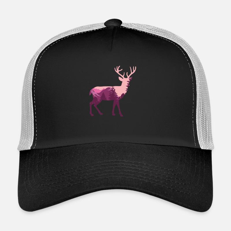 Hirsch Nature - Trucker Cap - black/stone grey