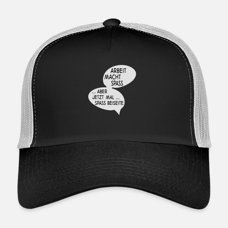 Arbeit - Trucker Cap - Schwarz/Steingrau