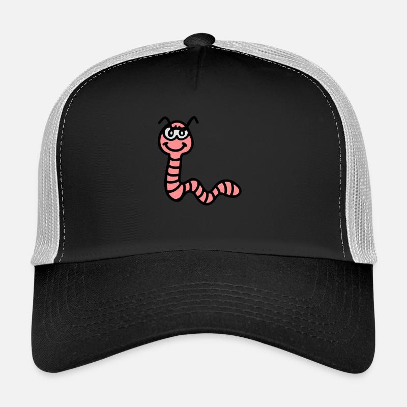 frecher Regenwurm Trucker Cap