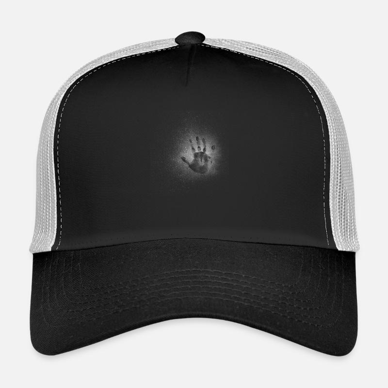 Handprint - Trucker Cap - black/stone grey