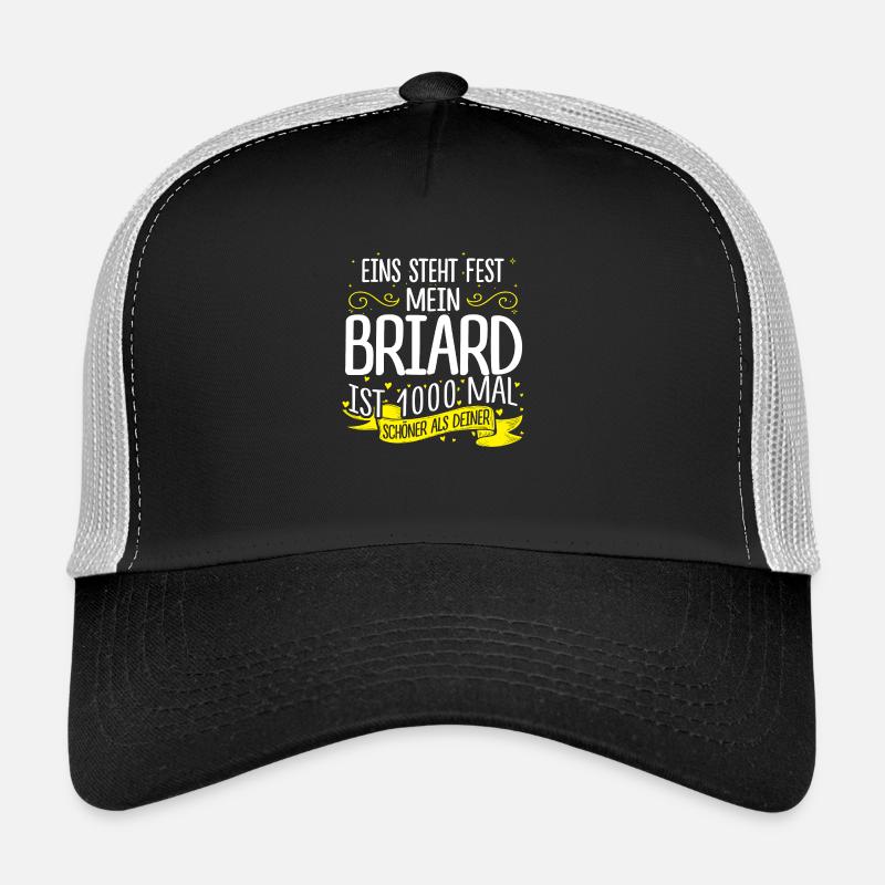 BRIARD - 1000 - Trucker Cap - Schwarz/Steingrau
