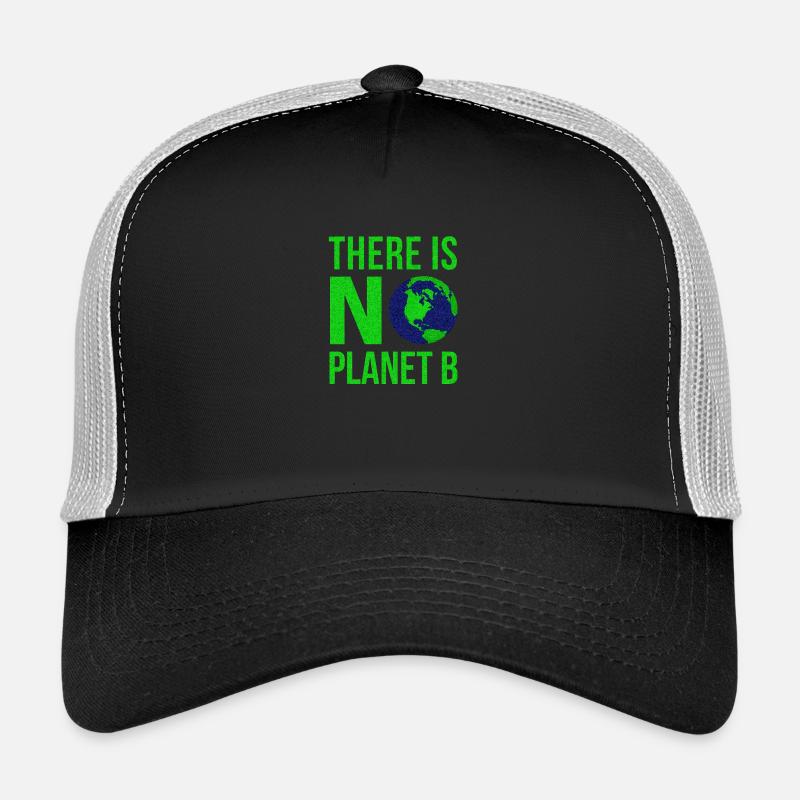 There Is No Planet B - Earth Day - Trucker Cap - black/stone grey