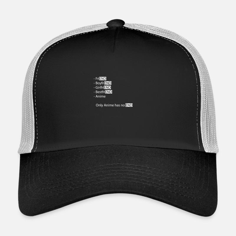 Only anime has no end - Trucker Cap - black/stone grey
