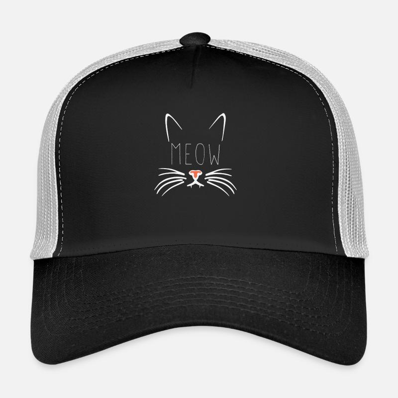 Funny cat - Trucker Cap - black/stone grey