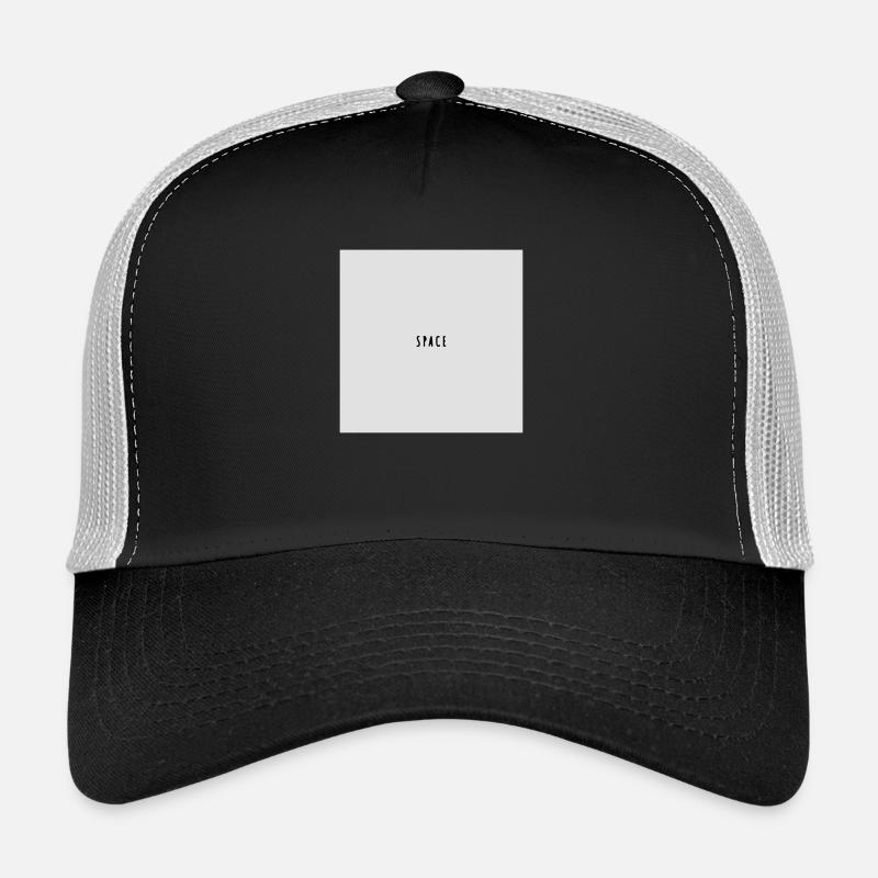 espace - Casquette trucker  - noir/gris pierre