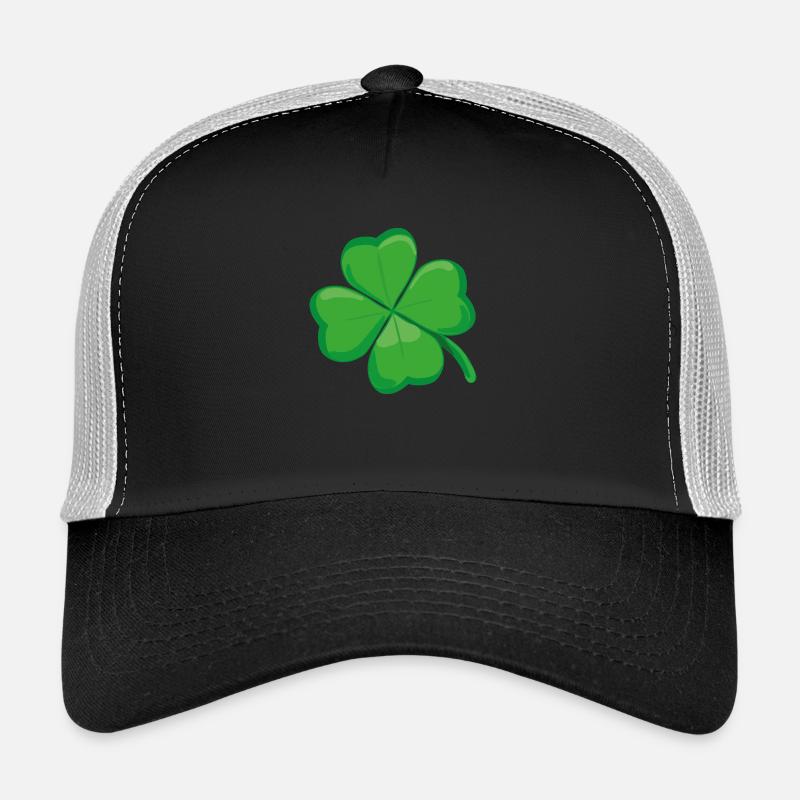 Trèfle porte-bonheur St. Patricks Trèfle Clover Casquette trucker 