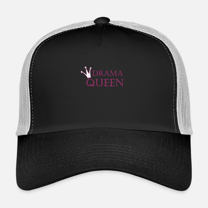 Drama Queen - Trucker Cap - black/stone grey