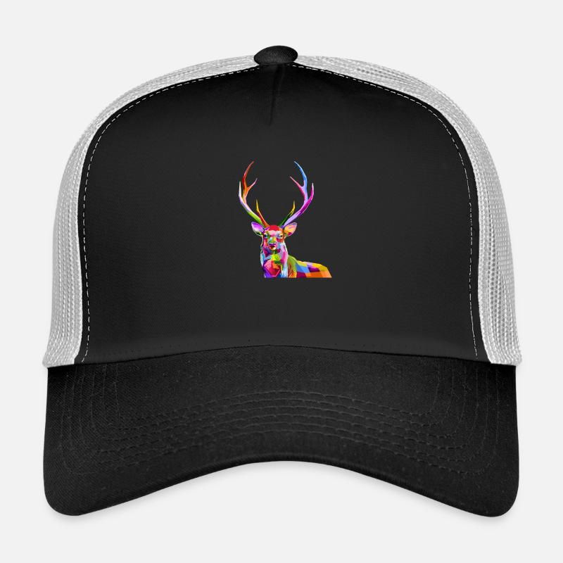 deer - Trucker Cap - black/stone grey