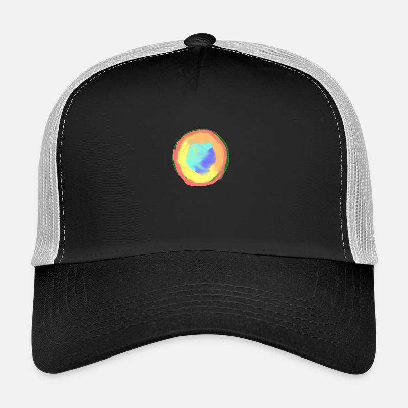 rainbow - Trucker Cap - black/stone grey