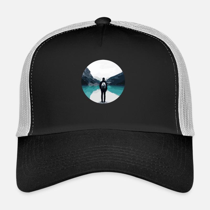 Adventure - Trucker Cap - black/stone grey