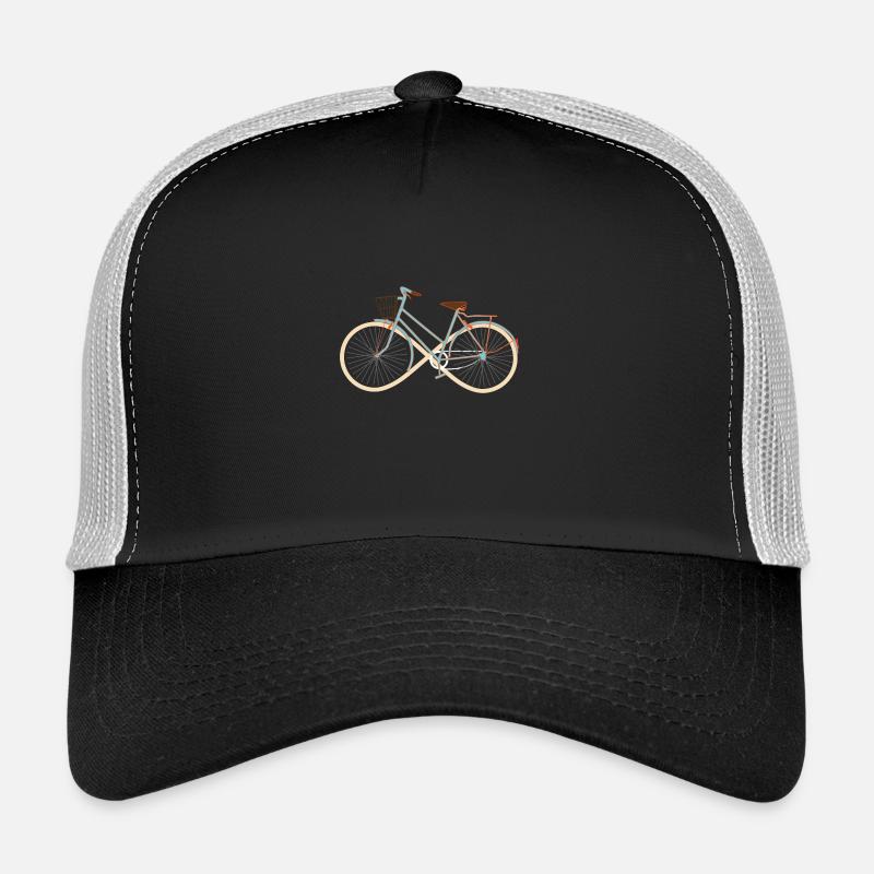 Fahrrad Unendlichkeit - Bikes - Rad - Geschenk - Trucker Cap - Schwarz/Steingrau