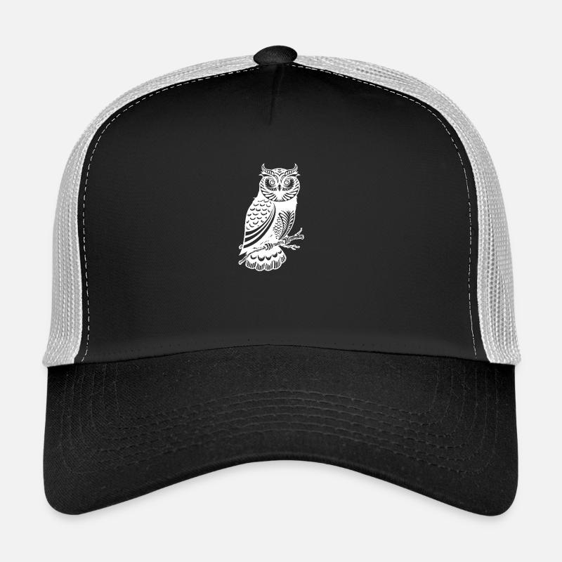 Hübsche Eule - Trucker Cap - Schwarz/Steingrau