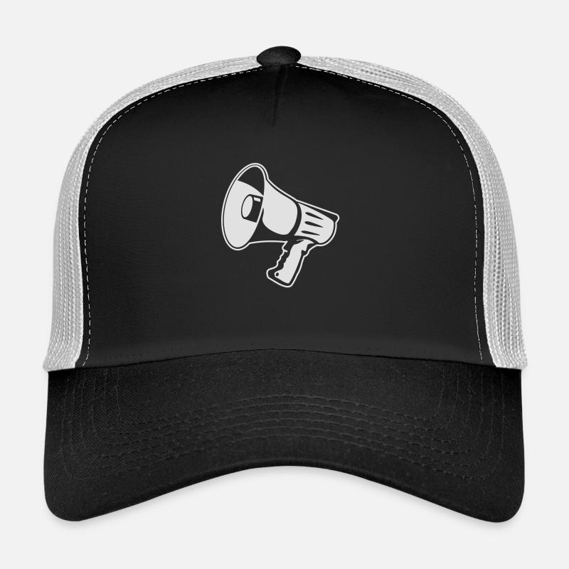 Megafon - Trucker Cap - Schwarz/Steingrau