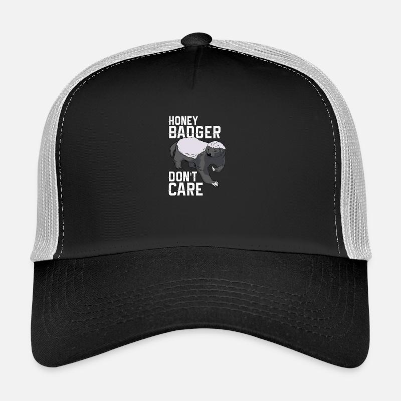 Honig Dachs - Trucker Cap - Schwarz/Steingrau