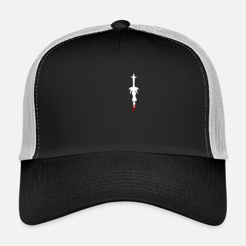 poignard - Casquette trucker  - noir/gris pierre