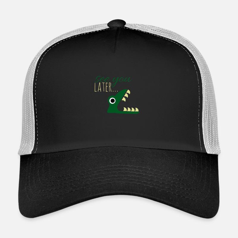 See you later.. - Trucker Cap - Schwarz/Steingrau