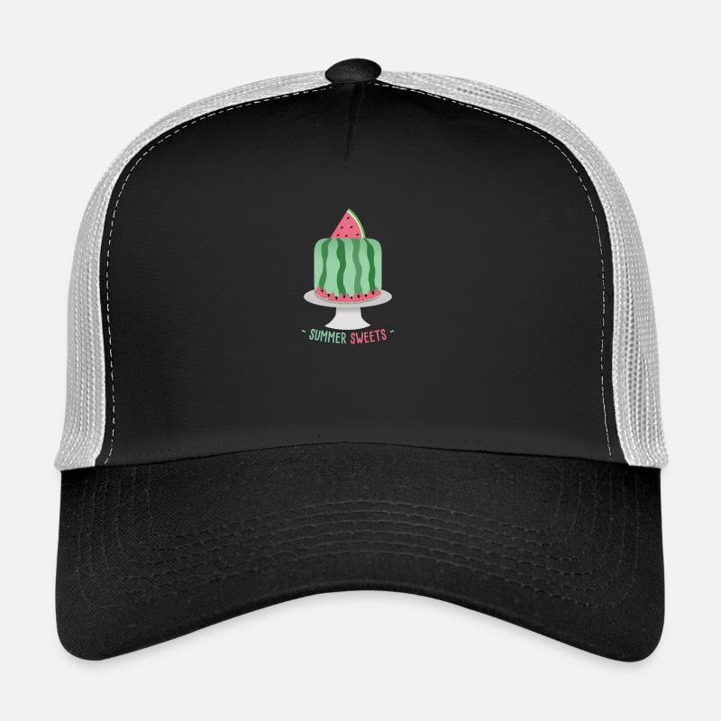 melon - Trucker Cap - black/stone grey
