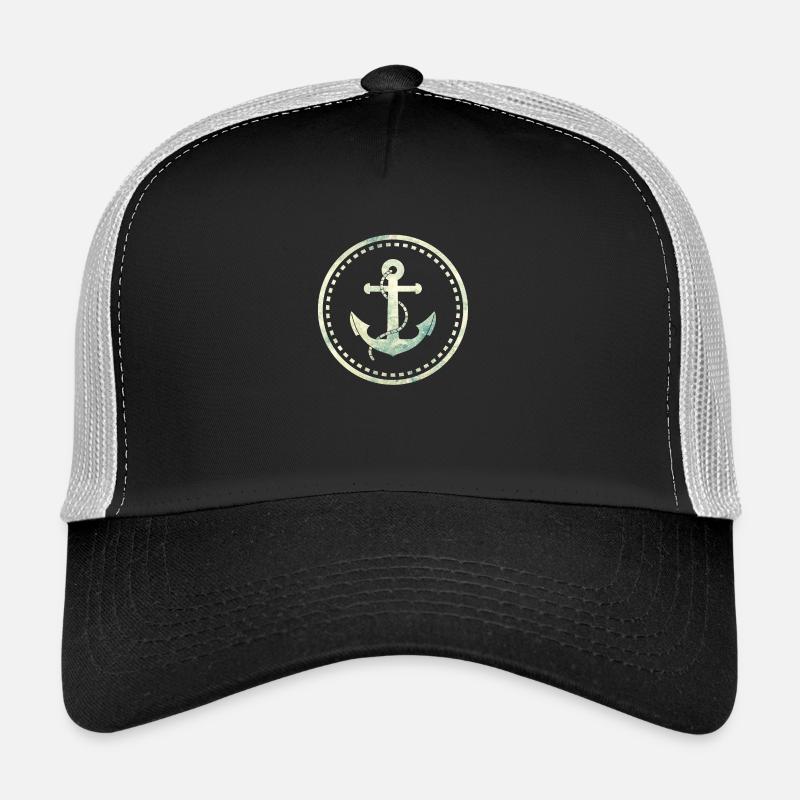 Anker - Trucker Cap - Schwarz/Steingrau