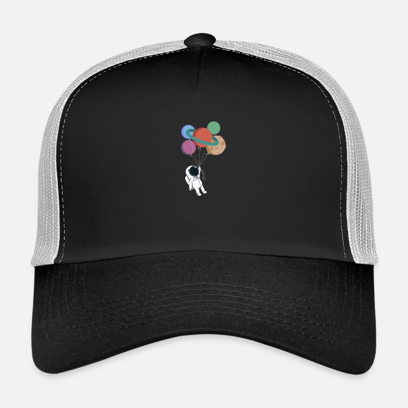 Space Baloons - Trucker Cap - Schwarz/Steingrau