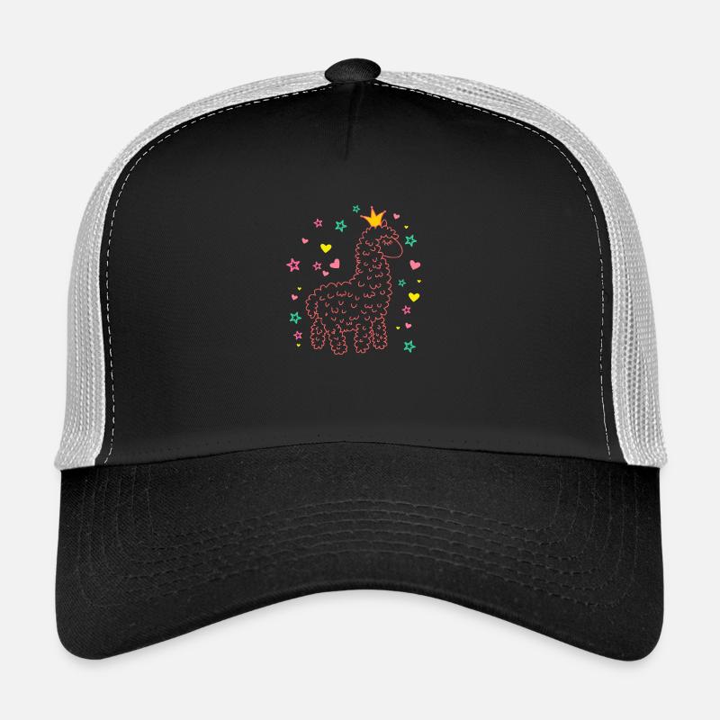 lama - Casquette trucker  - noir/gris pierre