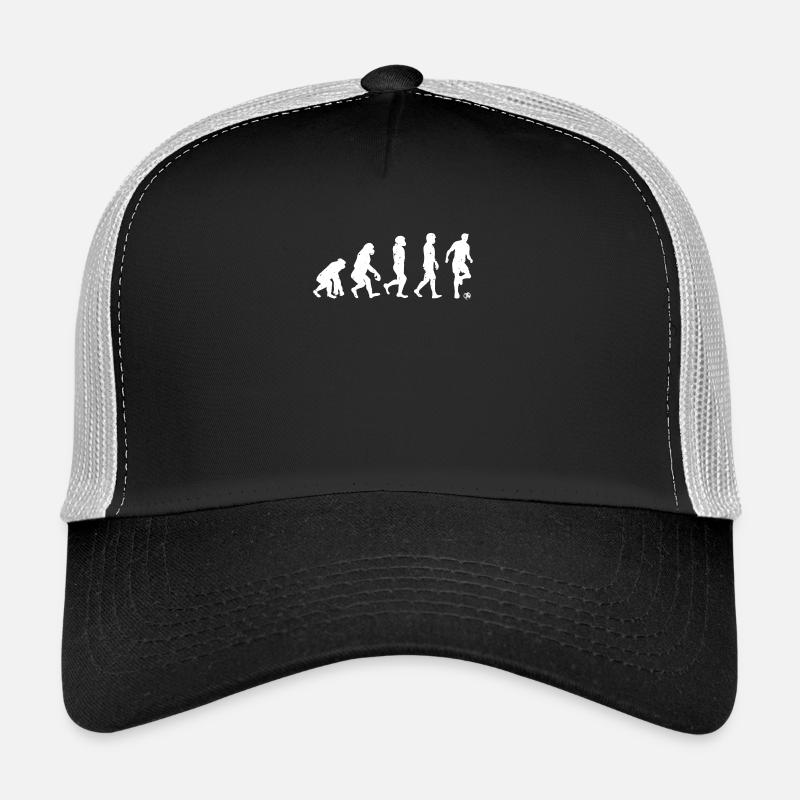 Mankind Evolution Soccer - Evolution Football - Casquette trucker  - noir/gris pierre