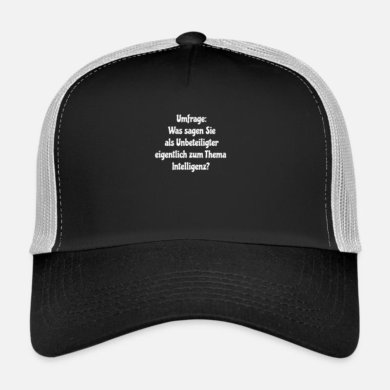 Intelligence Survey - Inventive Gift Trucker Cap