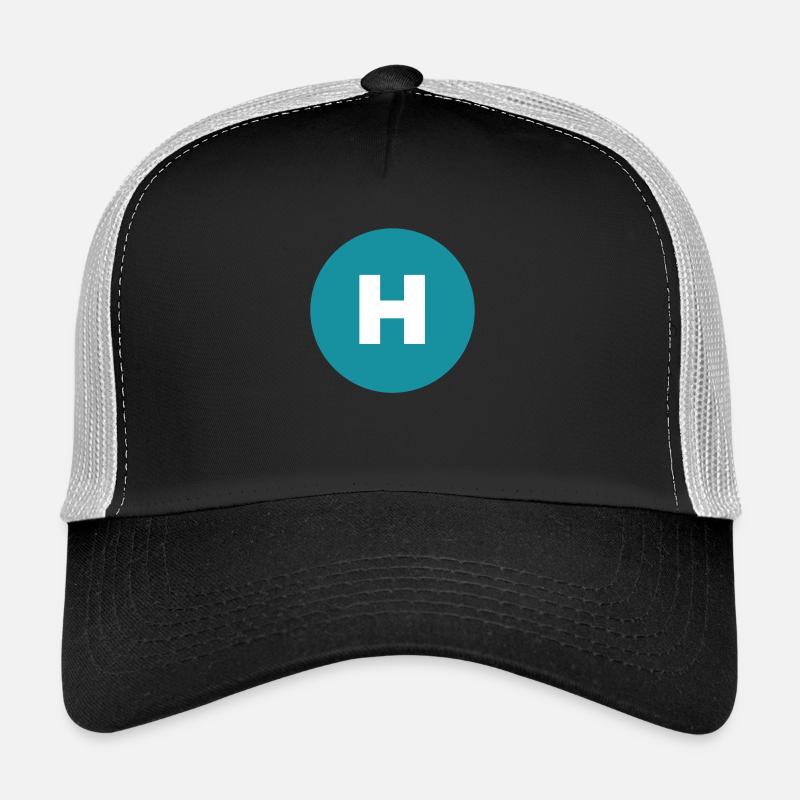 Lettre - H Casquette trucker 