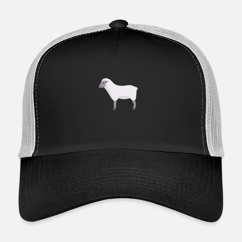 mouton de nuage blanc Casquette trucker 