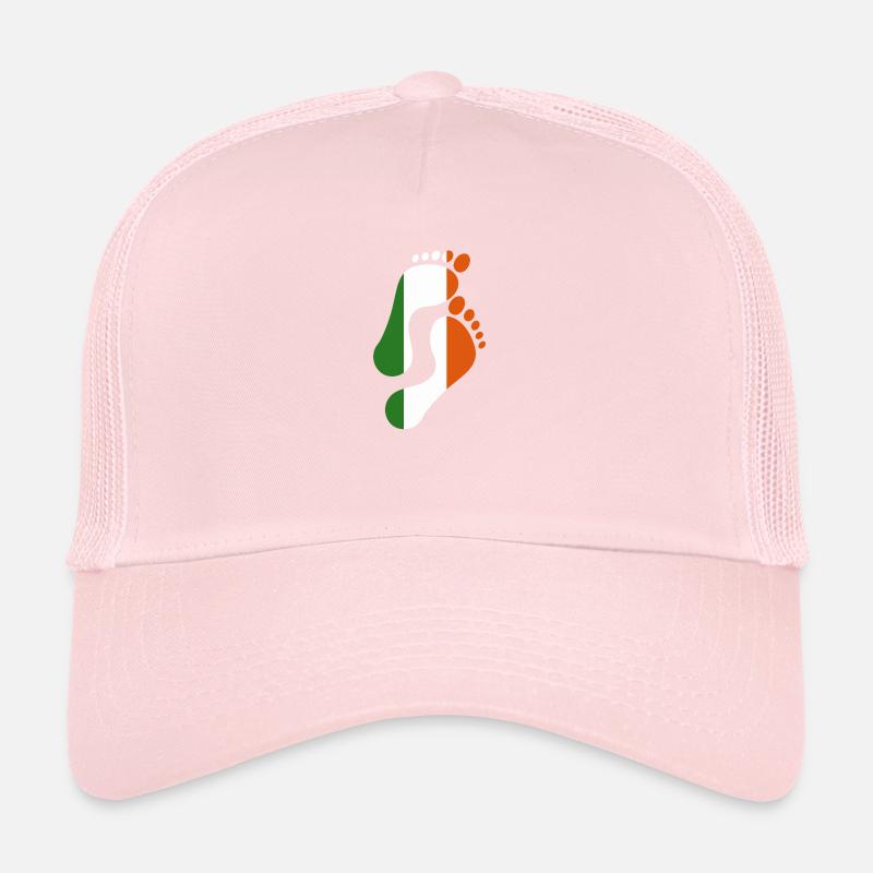 Irlande Empreinte drapeau Casquette trucker 