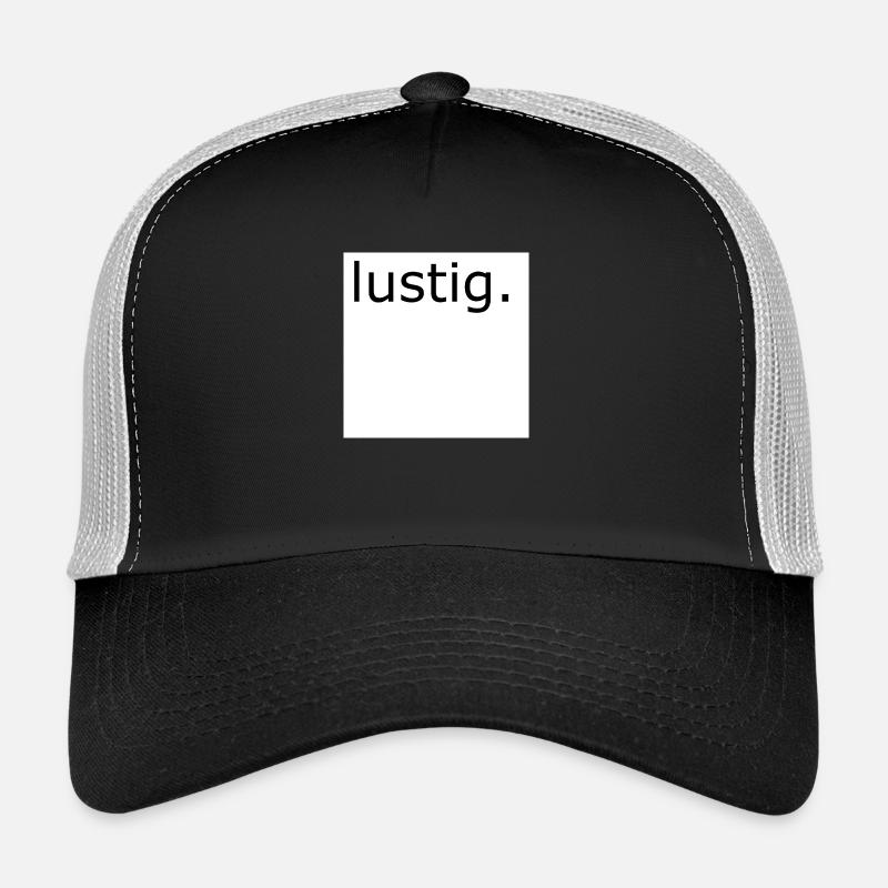 funny - Trucker Cap - black/stone grey