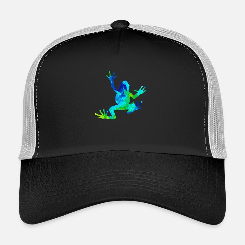 Frosch - Trucker Cap - Schwarz/Steingrau