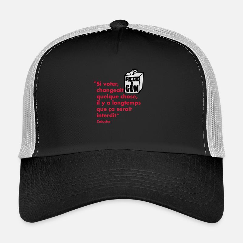 Citation - Casquette trucker - noir/gris pierre
