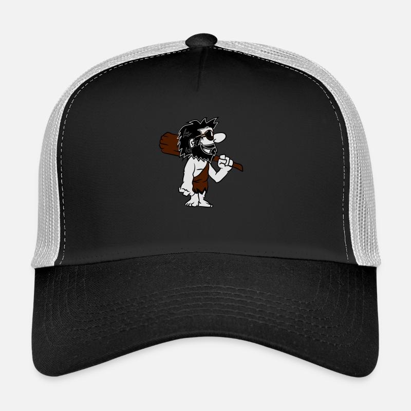 Caveman lunettes dessinées drôles Casquette trucker 