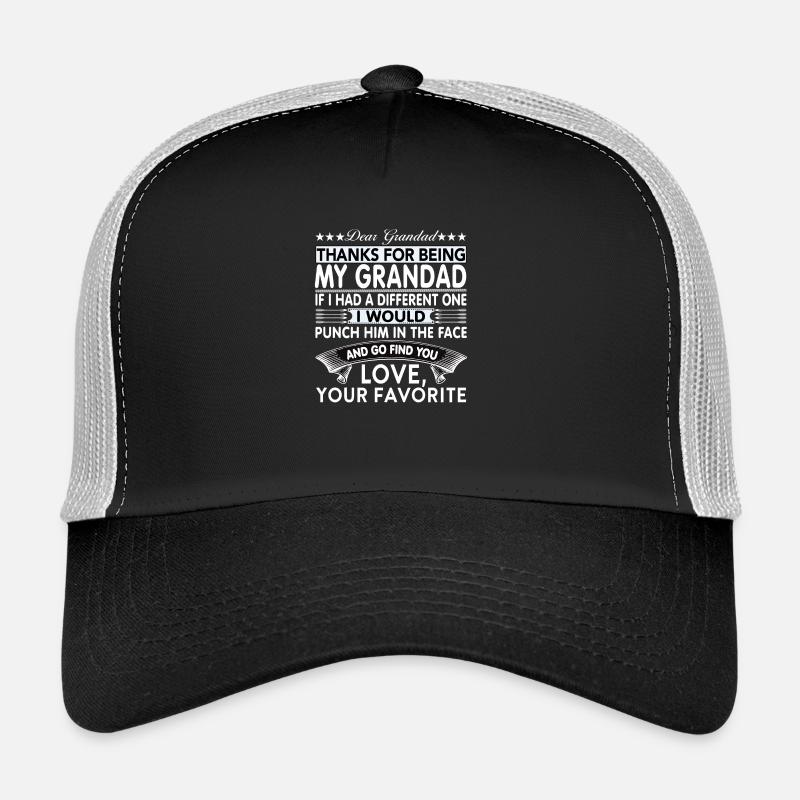 Dear Grandad... - Trucker Cap - black/stone grey