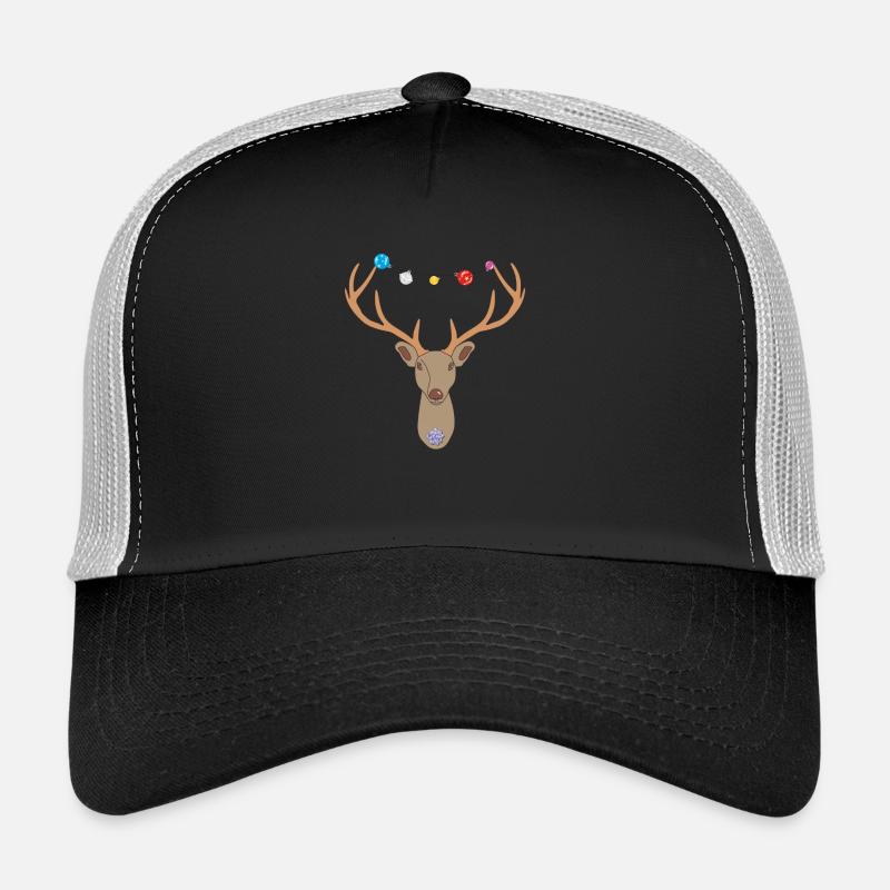 Cerf Noël, Cerf de Noël Casquette trucker 