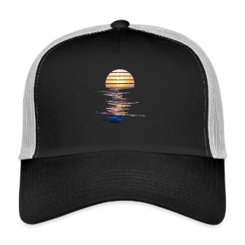 Sunset - Trucker Cap - black/stone grey - Front