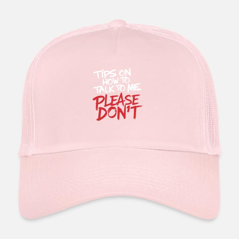 Introverted and conversation-free Trucker Cap