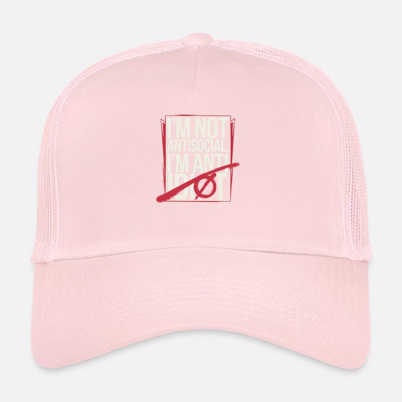 Introverti et pointilleux Casquette trucker 