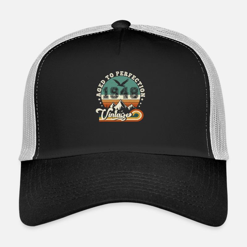 2098 Vintage Anniversaire Rétro 1949.Edition 2025. Casquette trucker
