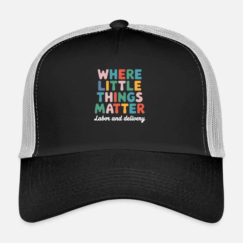 Des soins avec cœur et passion Casquette trucker 