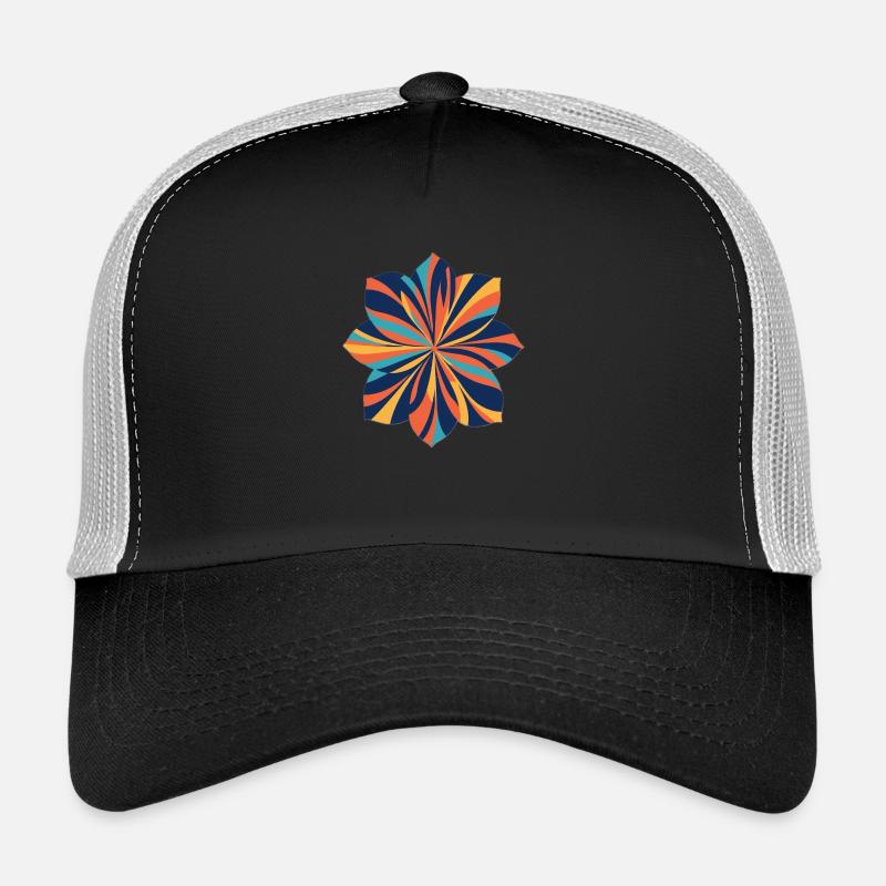 Tourbillons de fleurs Casquette trucker 