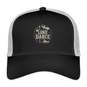 Formation de groupe de danse en ligne My Dance Sport - Casquette trucker  - noir/gris pierre - Devant