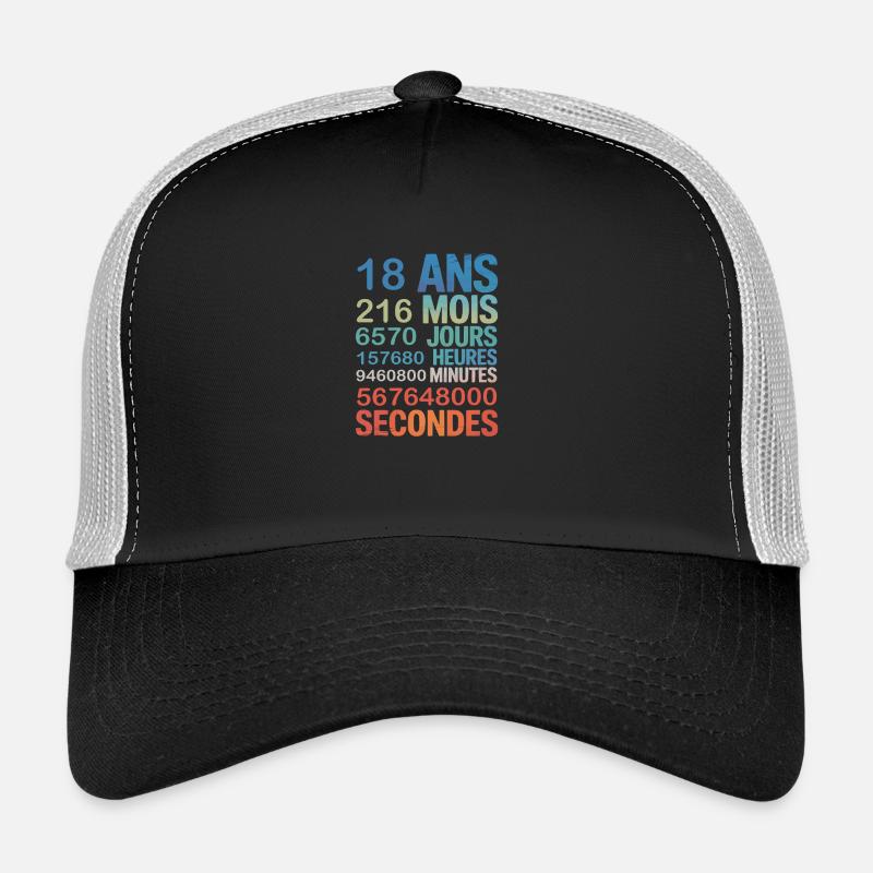 18 Ans – Une Vie en Chiffres Trucker Cap